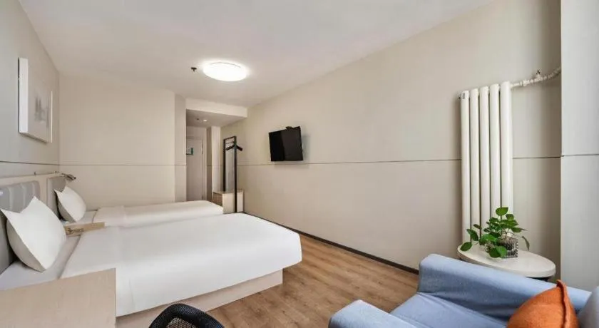 Bed in JinJiang Inn Baoji Administra Tion Center