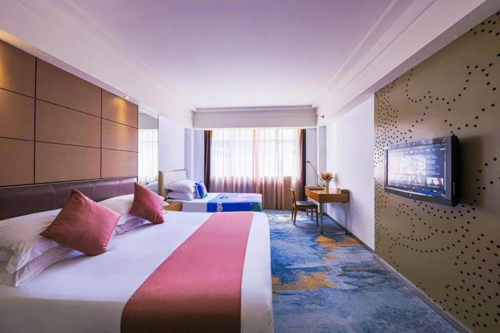 Bed in Downtown Hotel