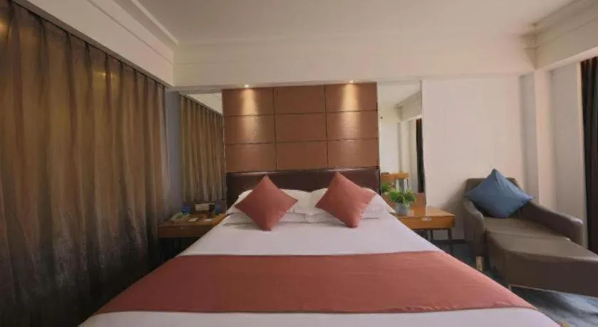 Bed in Downtown Hotel