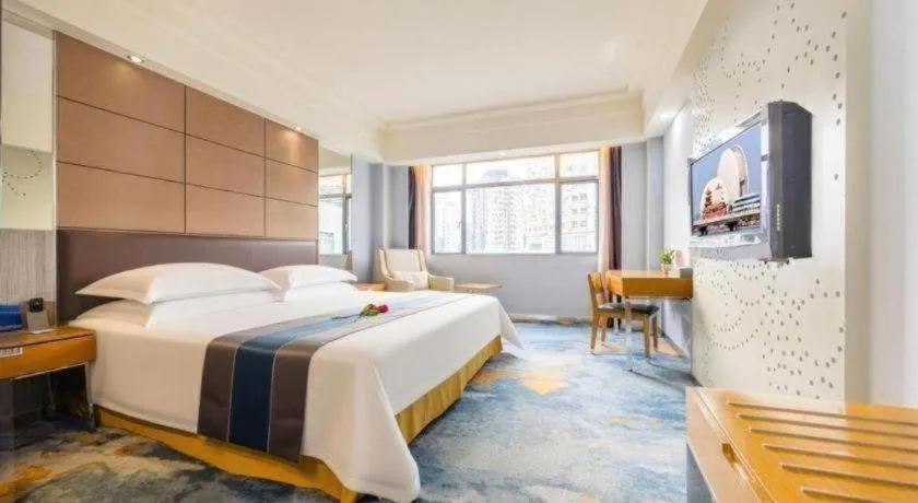 Bed in Downtown Hotel