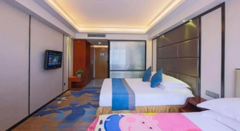 Bed in Downtown Hotel