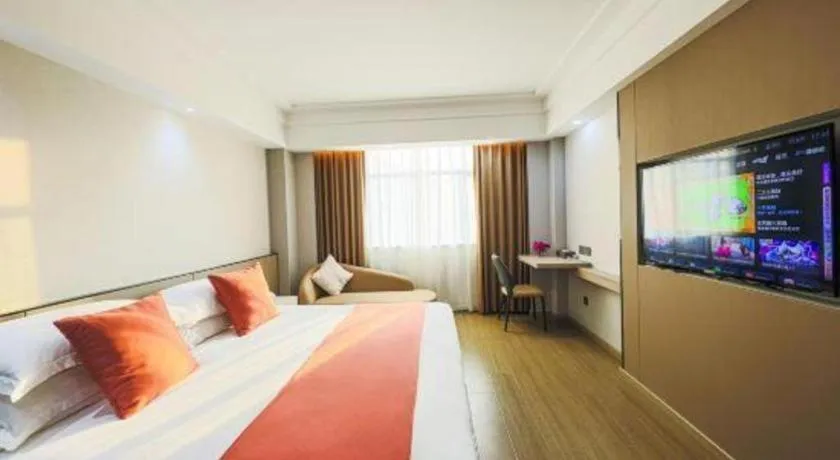 Bed in Downtown Hotel