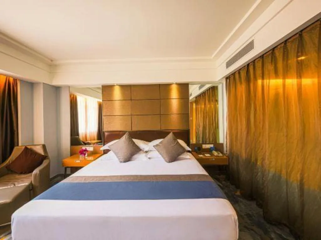 Bed in Downtown Hotel