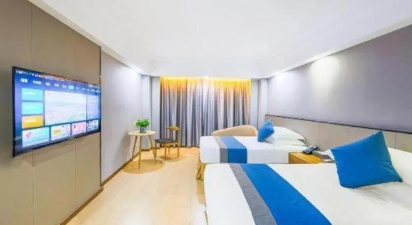 Bed in Downtown Hotel