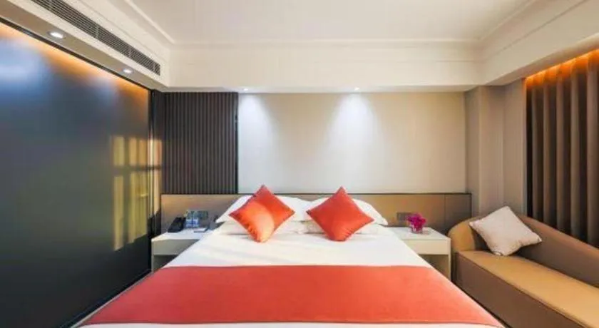 Bed in Downtown Hotel