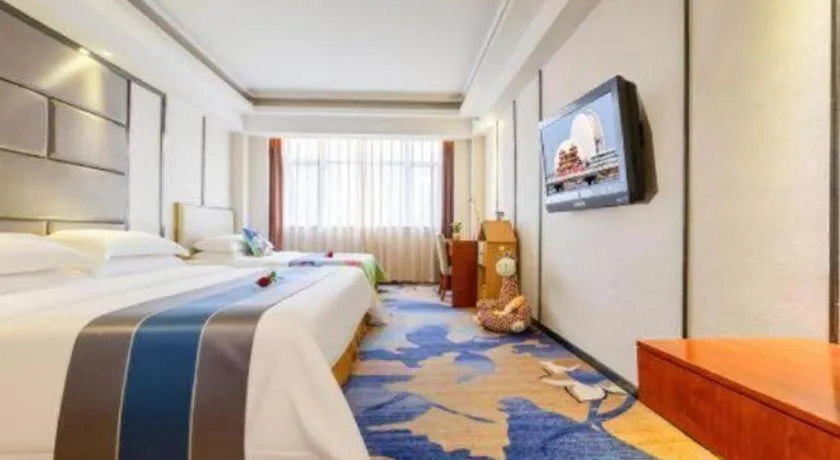 Bed in Downtown Hotel