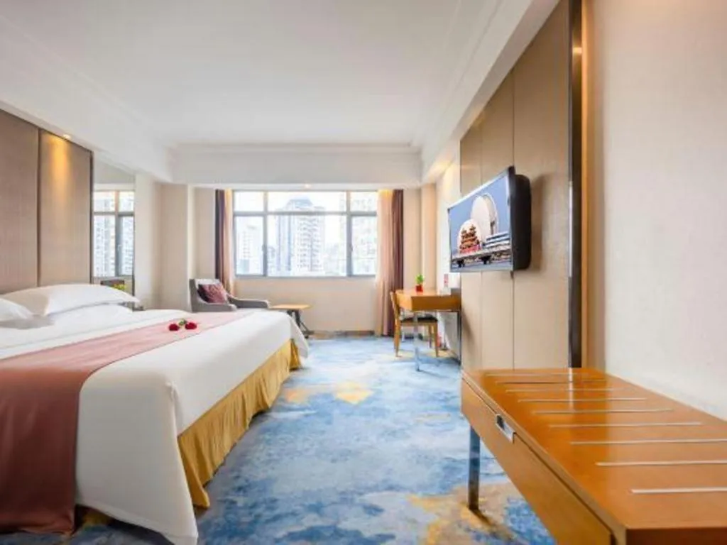 Bed in Downtown Hotel