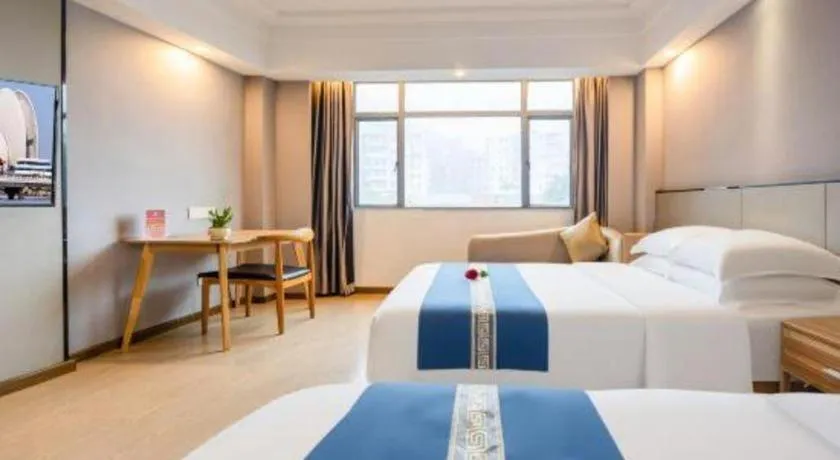 Bed in Downtown Hotel