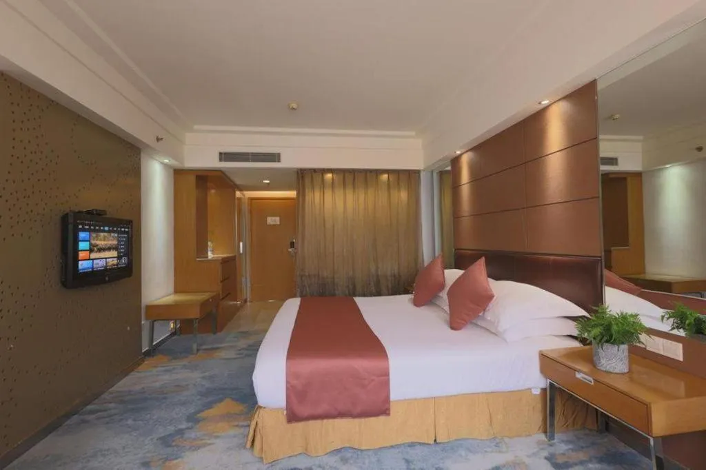 Bed in Downtown Hotel