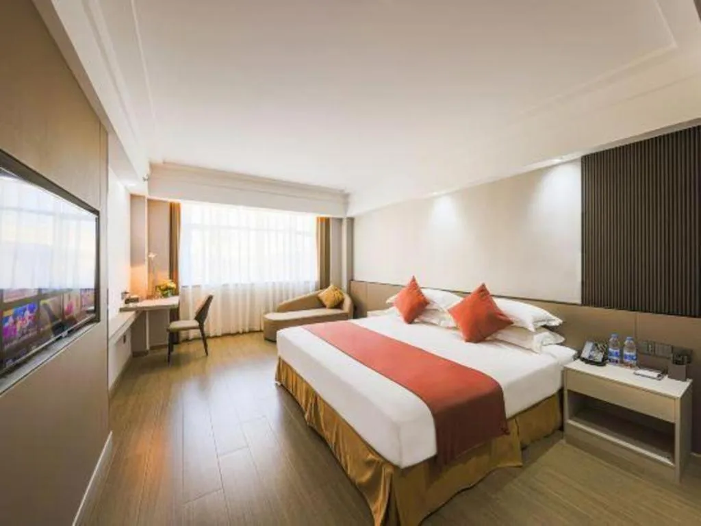 Bed in Downtown Hotel