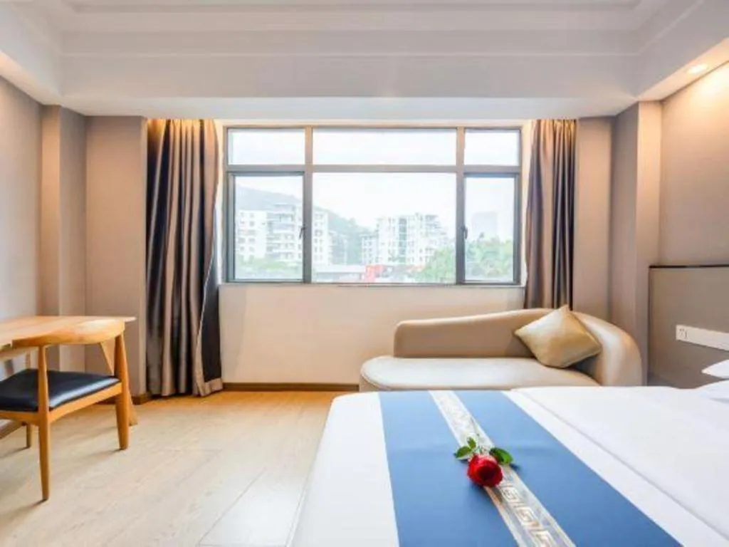 Bed in Downtown Hotel