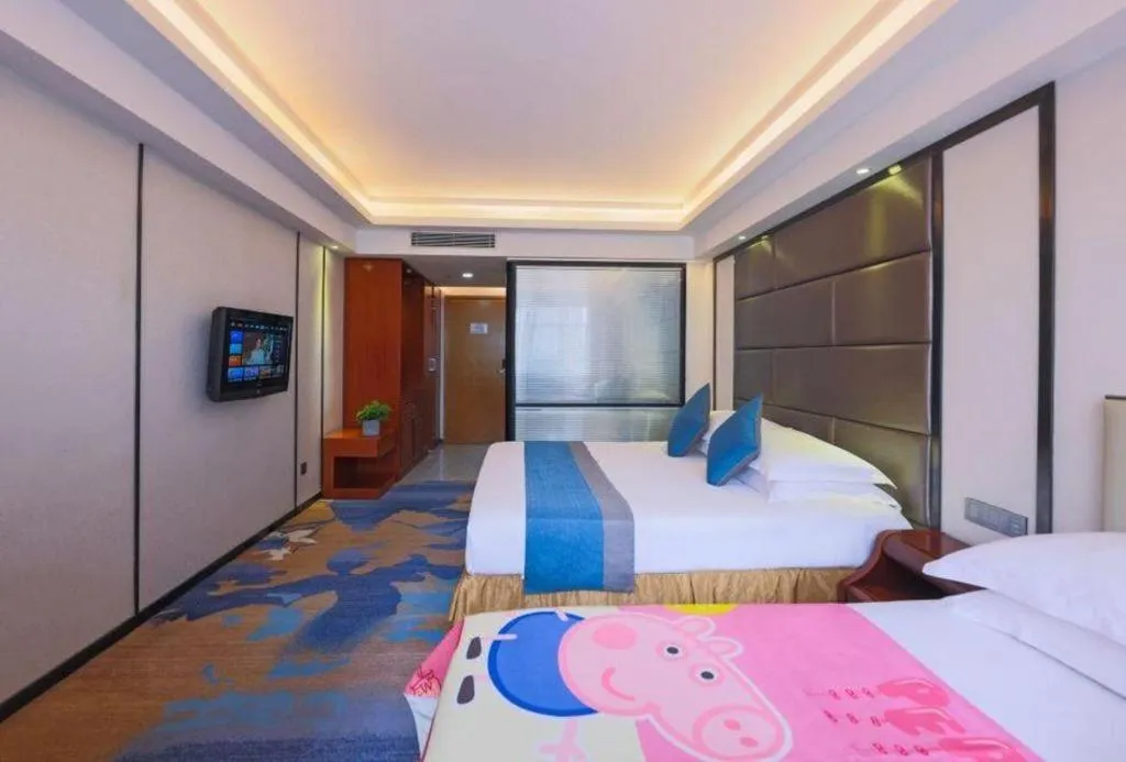 Bed in Downtown Hotel