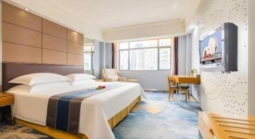 Bed in Downtown Hotel