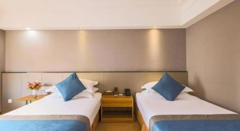 Bed in Downtown Hotel