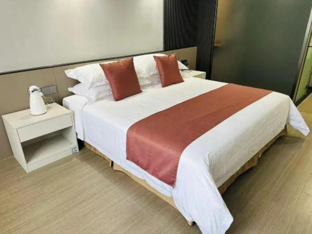 Bed in Downtown Hotel