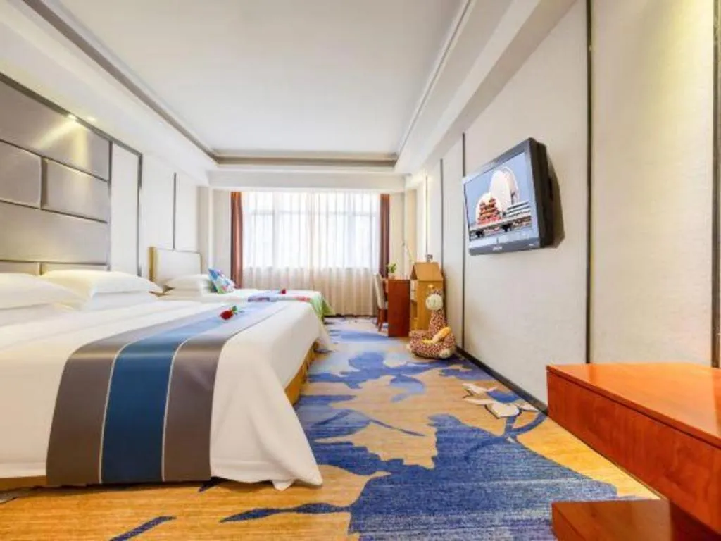 Bed in Downtown Hotel