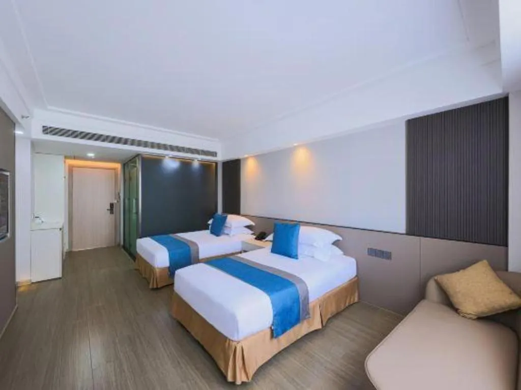 Bed in Downtown Hotel