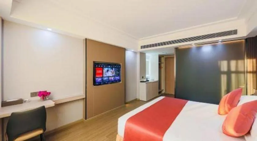 Bed in Downtown Hotel