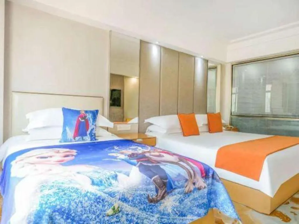 Bed in Downtown Hotel