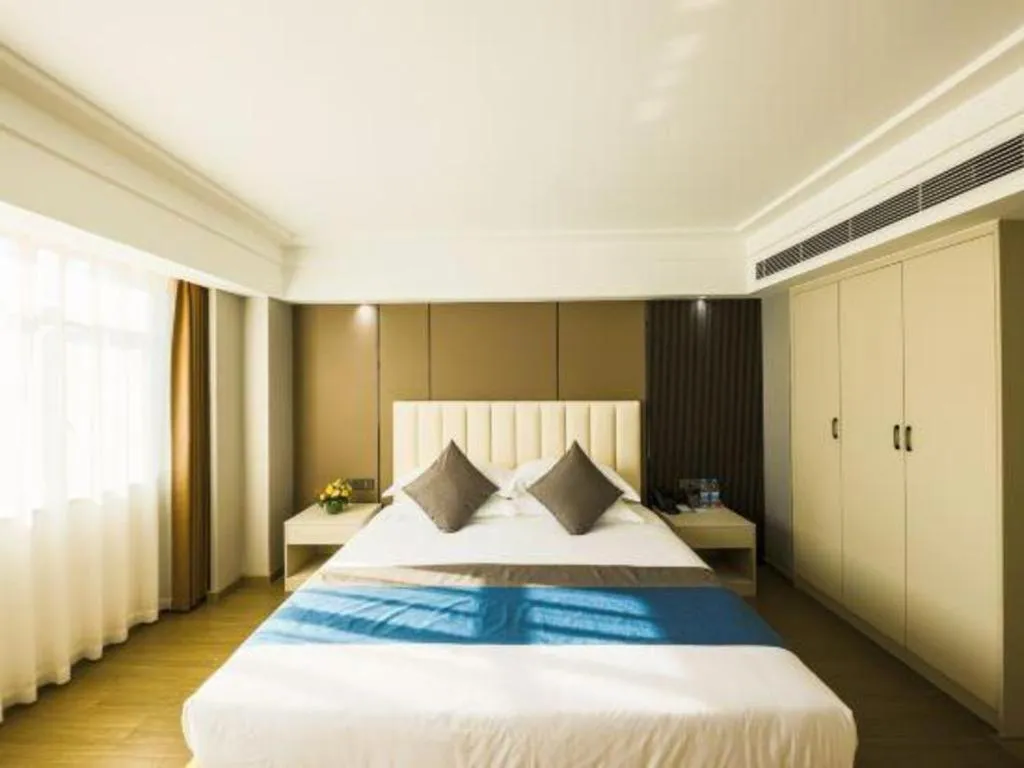 Bed in Downtown Hotel