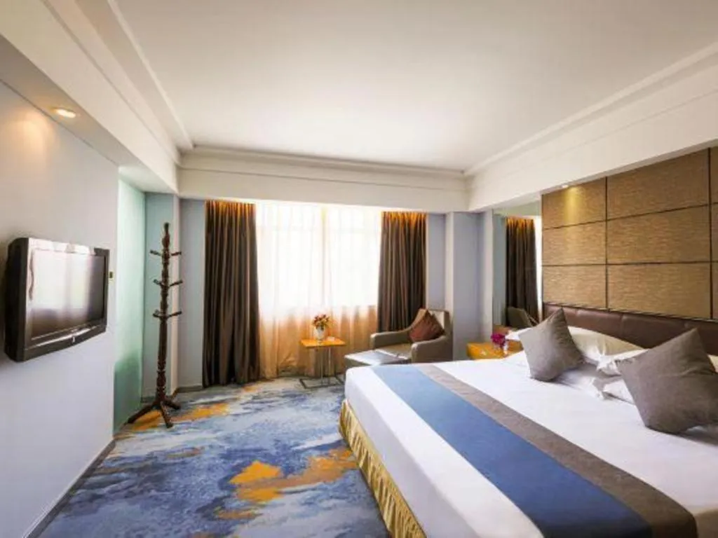 Bed in Downtown Hotel