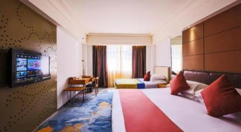 Bed in Downtown Hotel