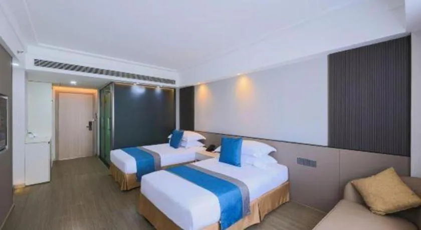 Bed in Downtown Hotel