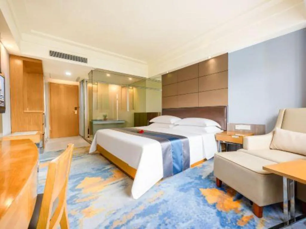 Bed in Downtown Hotel