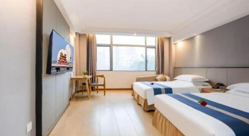 Bed in Downtown Hotel