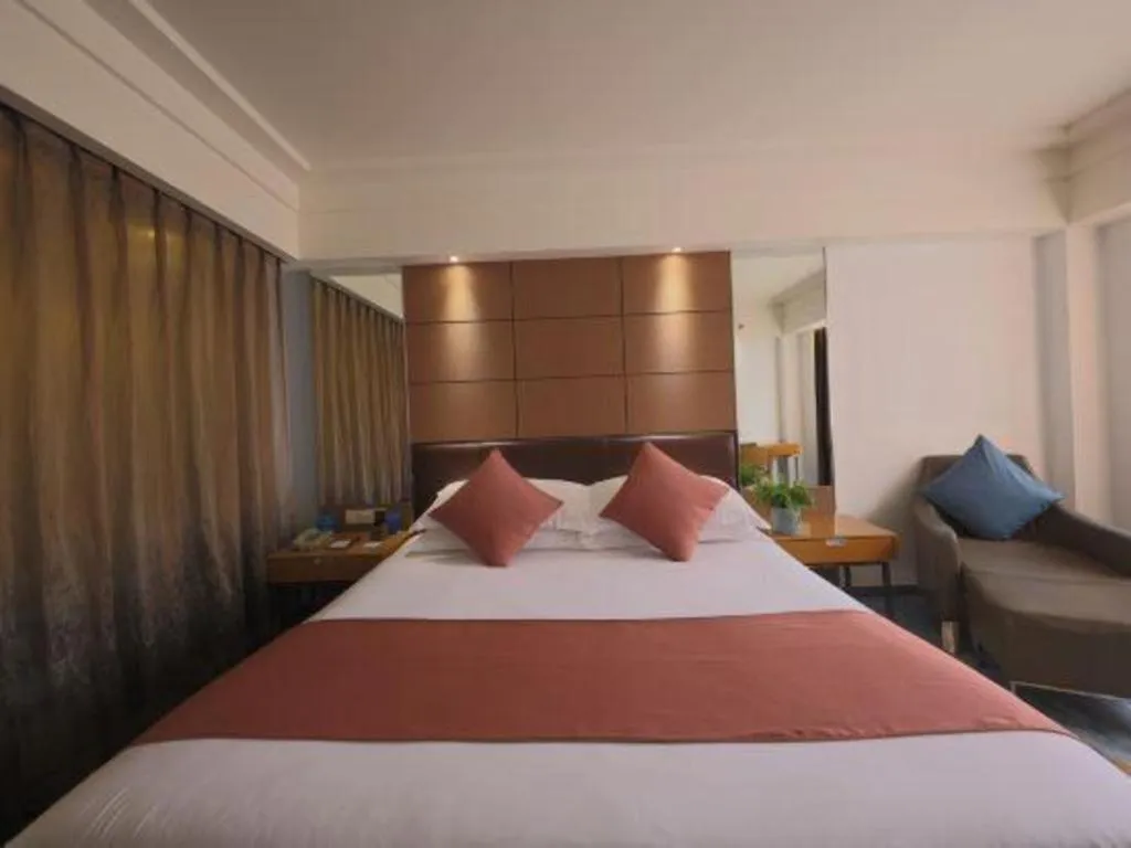 Bed in Downtown Hotel