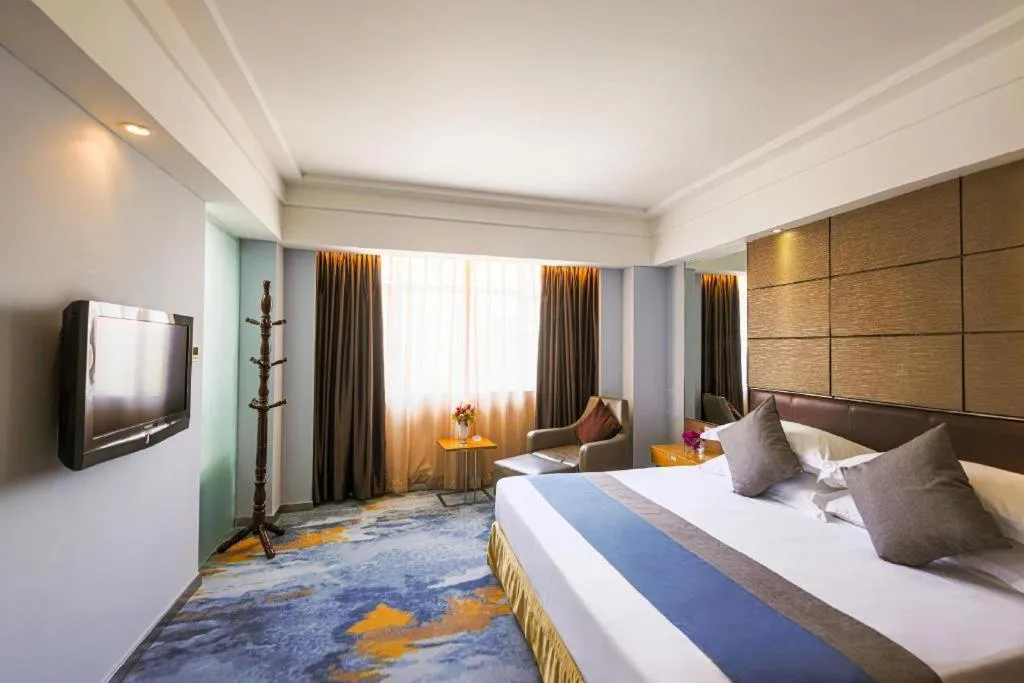 Bed in Downtown Hotel