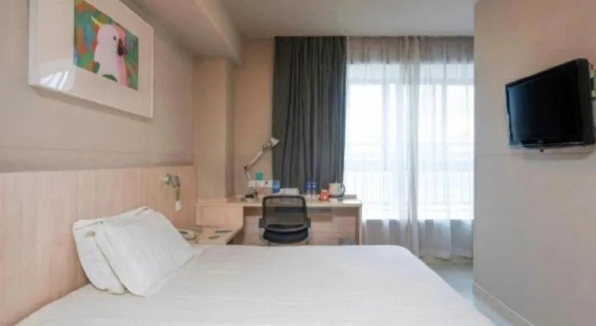 Bed in Jinjiang Inn Wuhu Fangte Tech Museum Metro Station