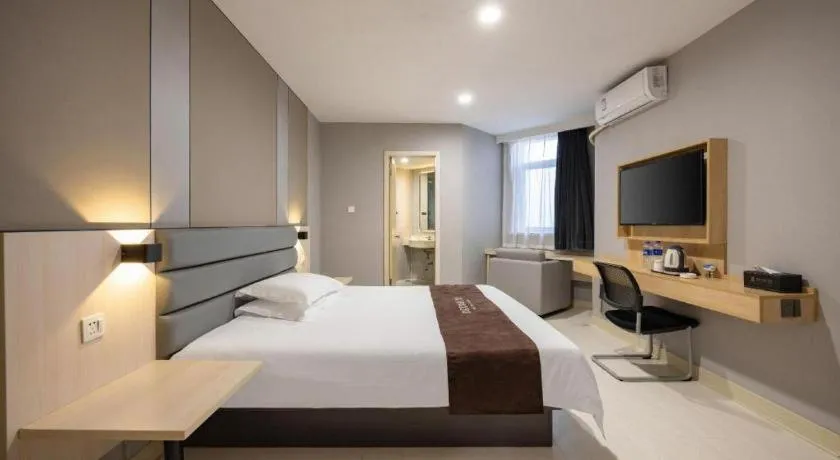 Bed in Jinjiang Inn Jinzhou Luoyang Road