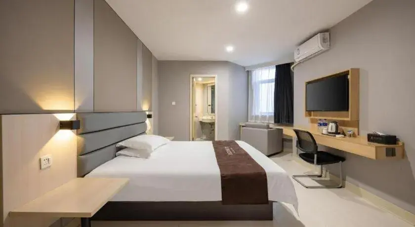 Bed in Jinjiang Inn Jinzhou Luoyang Road Bed in Jinjiang Inn Jinzhou Luoyang Road