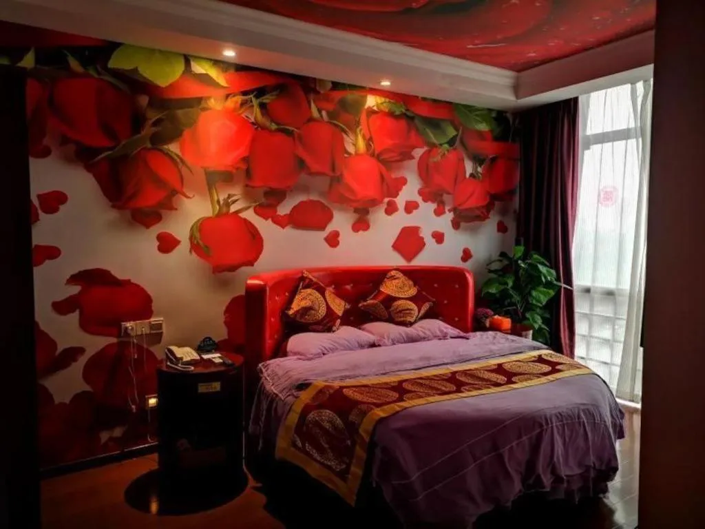 Bed in GreenTree Inn Suzhou Shengze Hotel