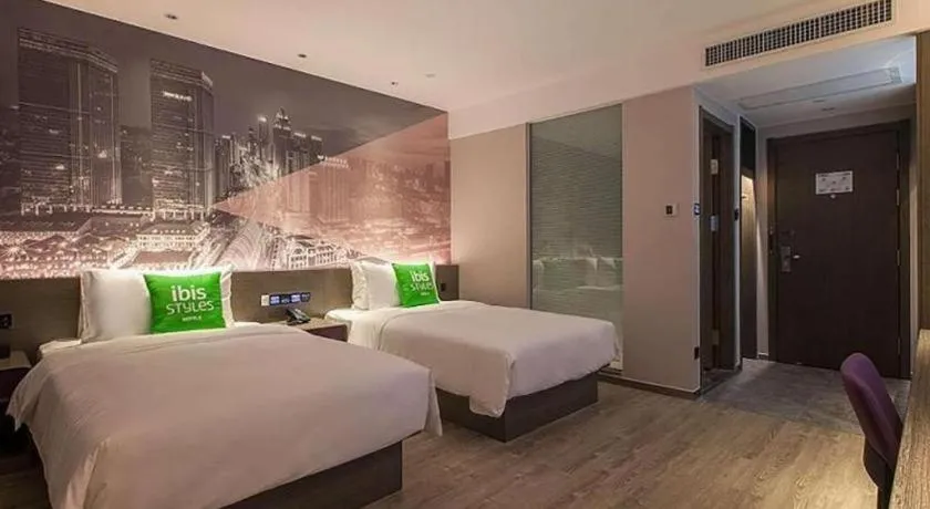 Bed in ibis Styles Wuhan Optics Valley Square Hotel