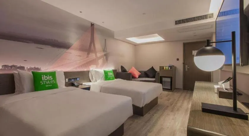 Bed in ibis Styles Wuhan Optics Valley Square Hotel