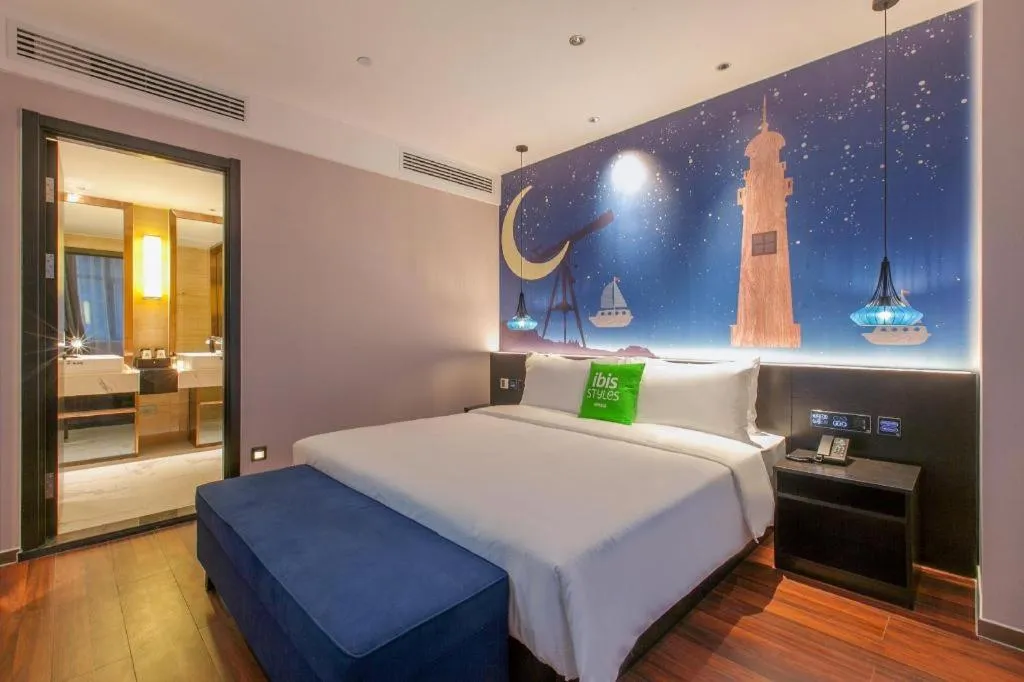 Bed in ibis Styles Wuhan Optics Valley Square Hotel