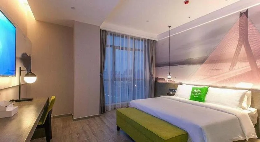 Bed in ibis Styles Wuhan Optics Valley Square Hotel