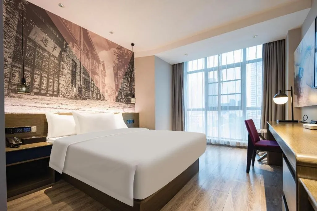 Bed in ibis Styles Wuhan Optics Valley Square Hotel