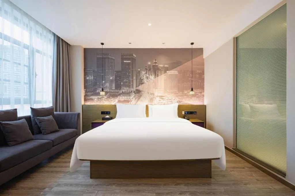 Bed in ibis Styles Wuhan Optics Valley Square Hotel