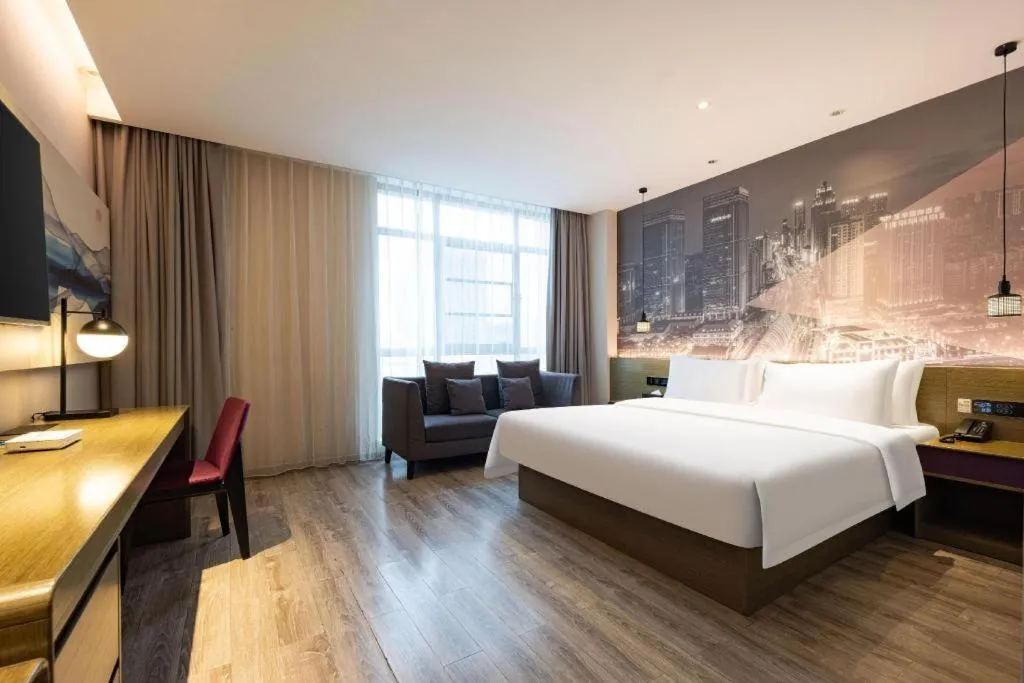 Bed in ibis Styles Wuhan Optics Valley Square Hotel