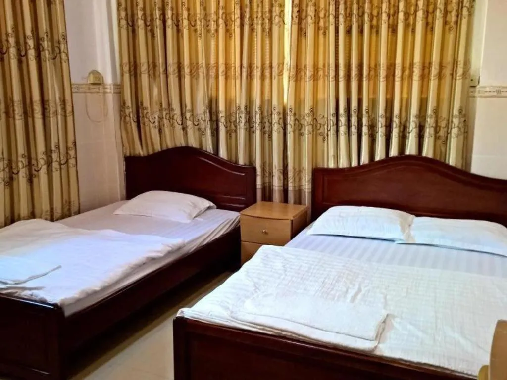 Bed in Quang Sang Hotel Can Tho