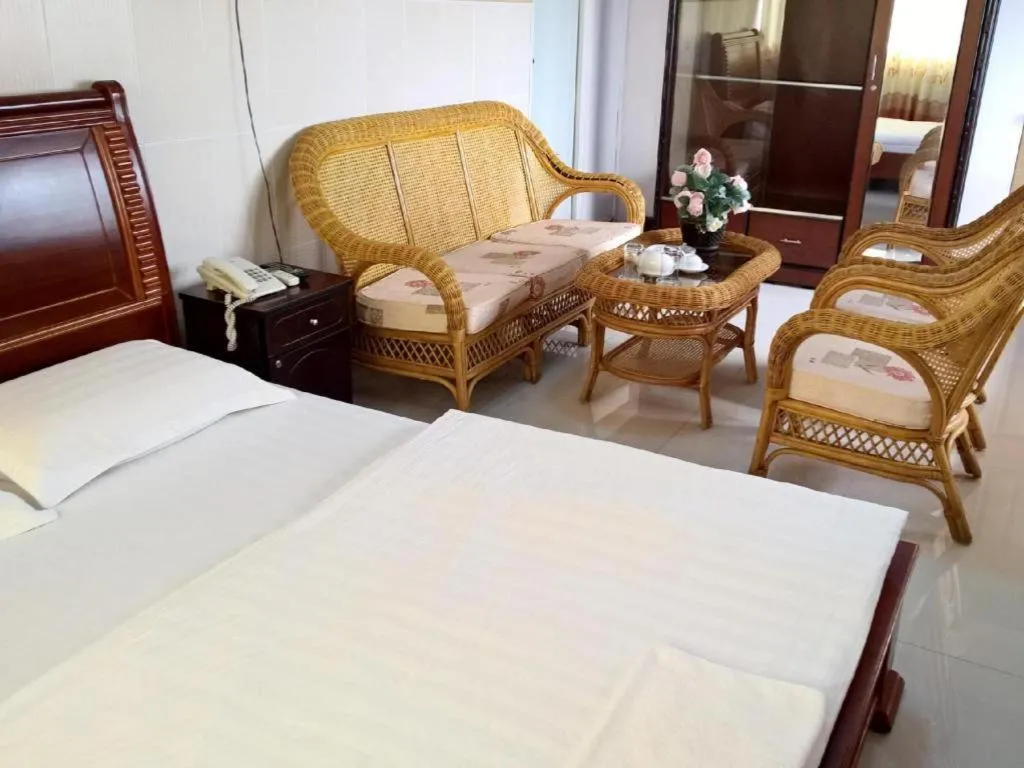 Bed in Quang Sang Hotel Can Tho