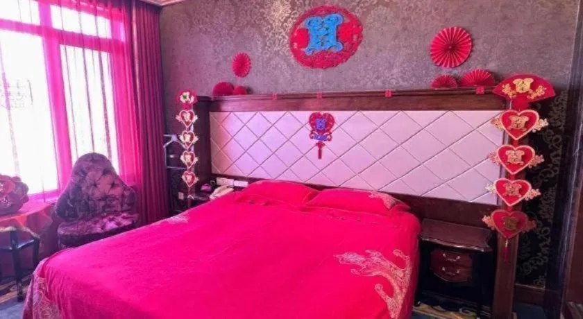 Bed in Hohhot Inner Mongolia Hotel