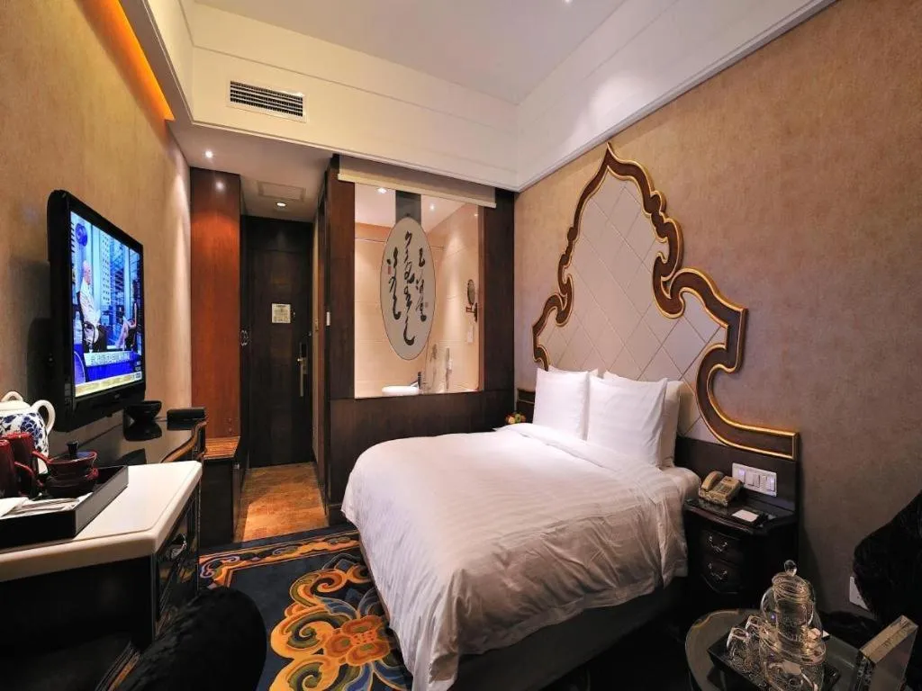 Bed in Hohhot Inner Mongolia Hotel