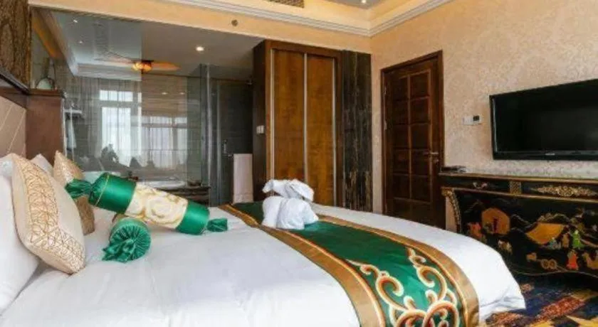 Bed in Hohhot Inner Mongolia Hotel