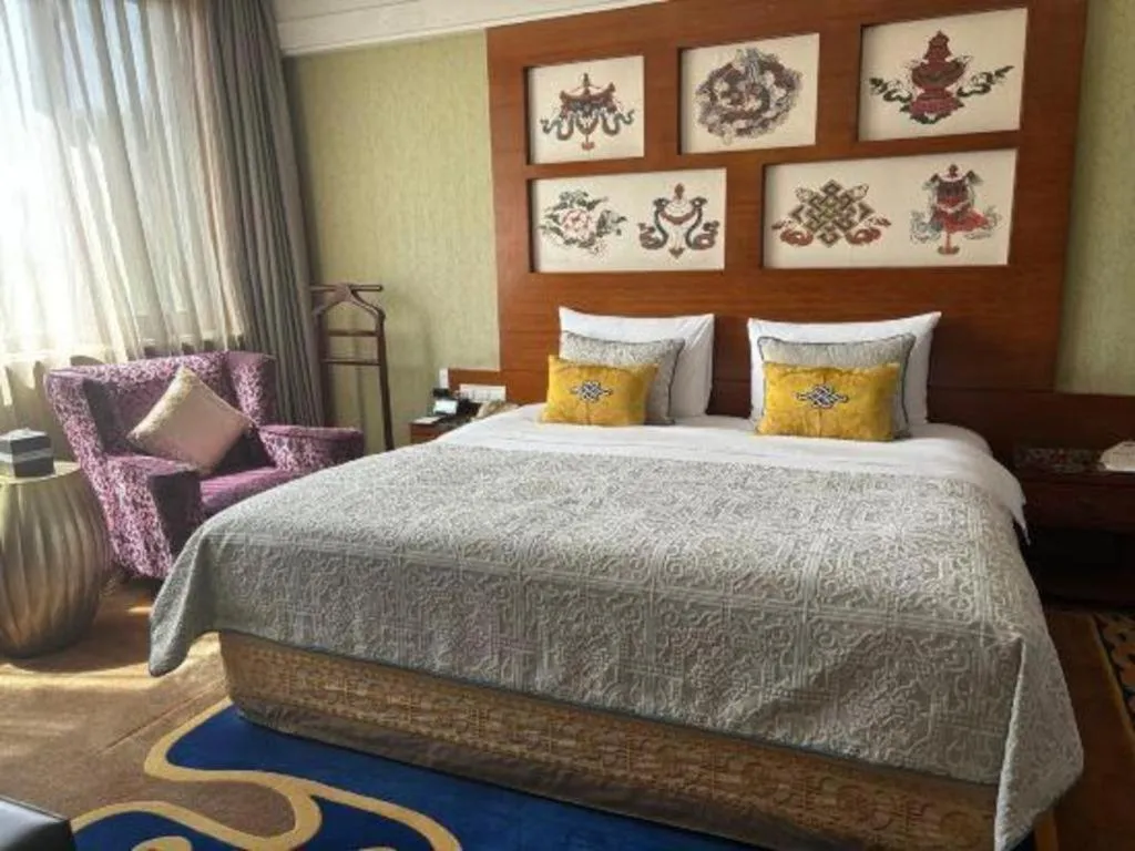 Bed in Hohhot Inner Mongolia Hotel