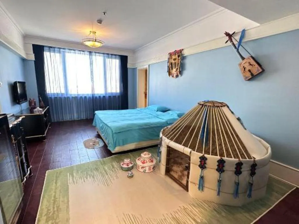 Bed in Hohhot Inner Mongolia Hotel