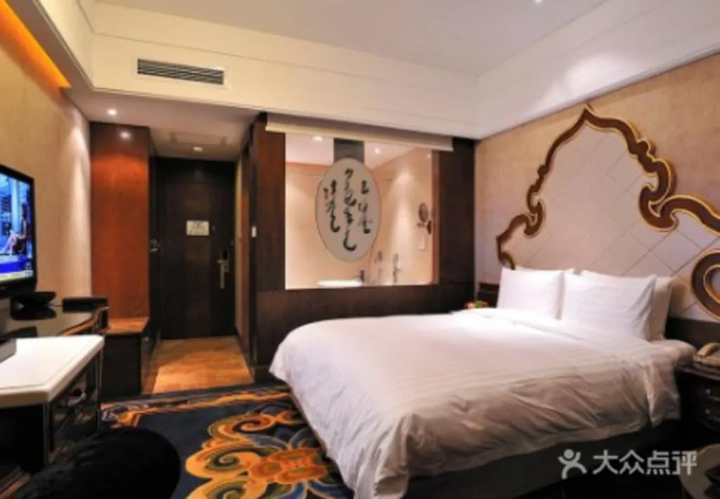 Bed in Hohhot Inner Mongolia Hotel